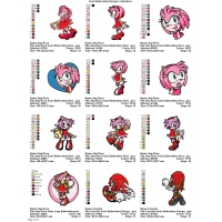 Sonic Embroidery Designs Collections 02